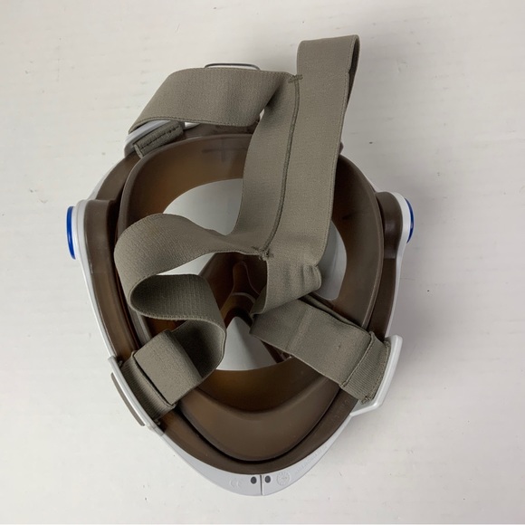 SK Diving Mask Adult Small Medium Full Face Snorkel Water Diving Breathing Used - Picture 3 of 6